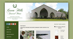 Desktop Screenshot of greenhillsfuneralhome.net